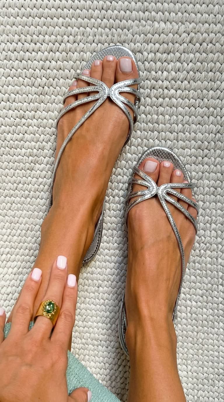 Ginebra | Sandalias Doradas Elegancia Estival