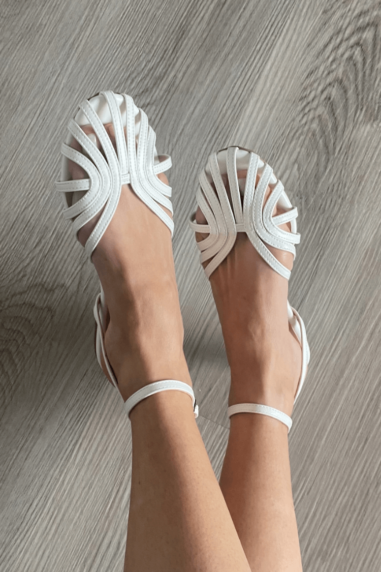 Victoria | Sandalias Joyas Doradas