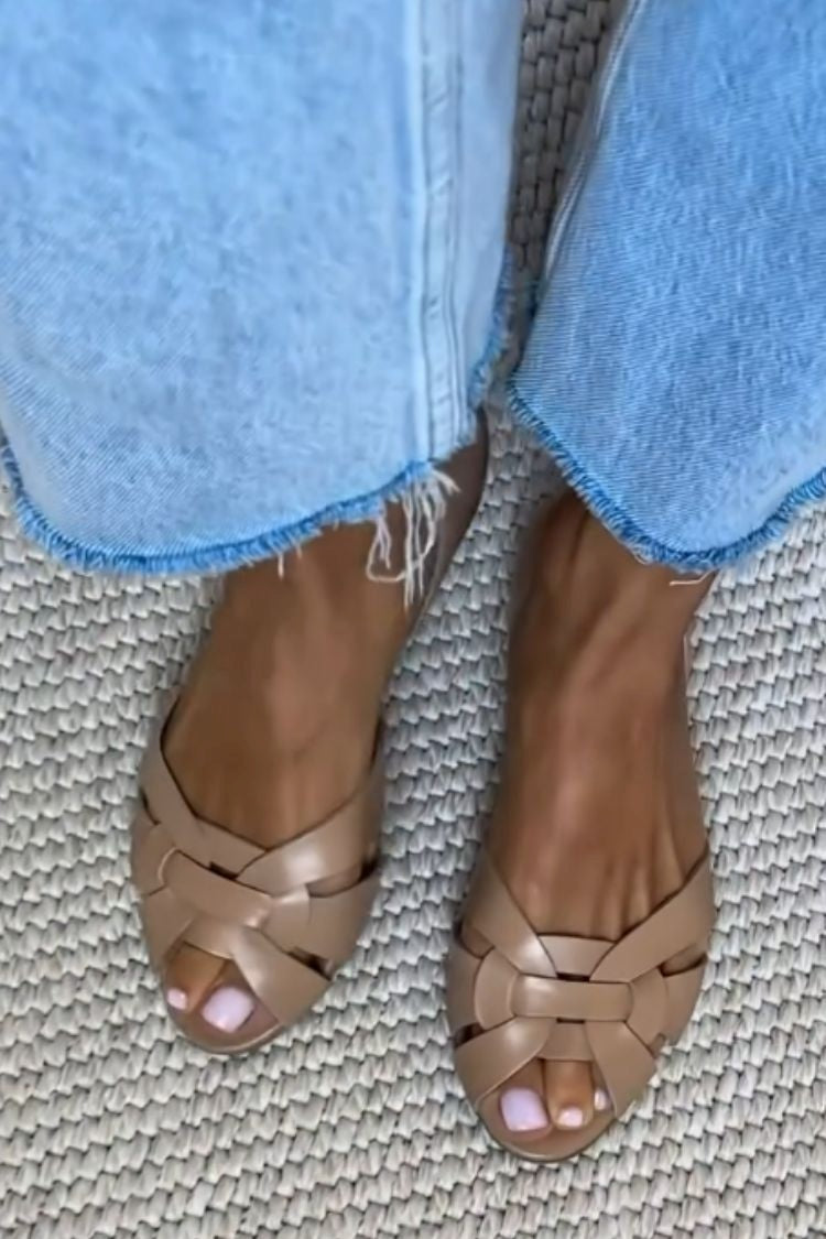 Serafina | Sandalias Trenzadas Naturales