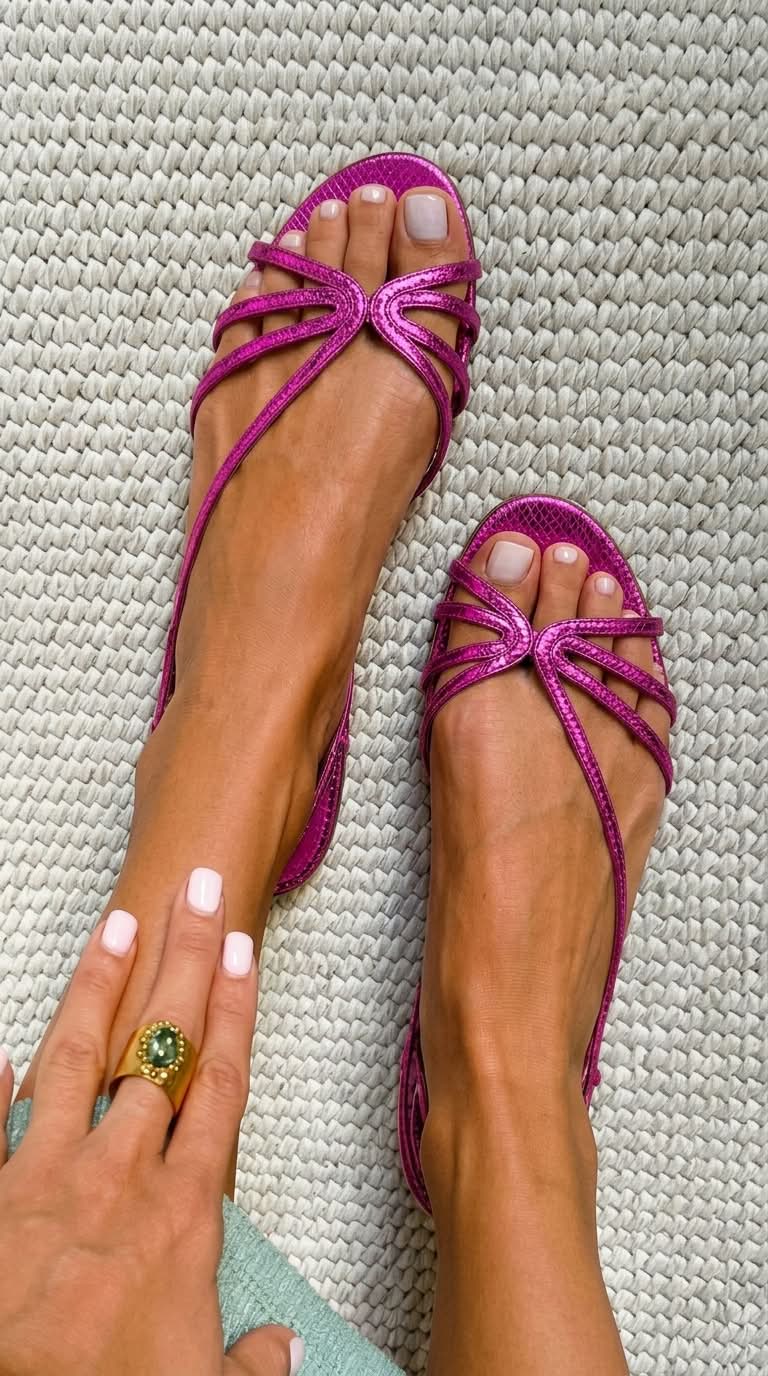 Ginebra | Sandalias Doradas Elegancia Estival