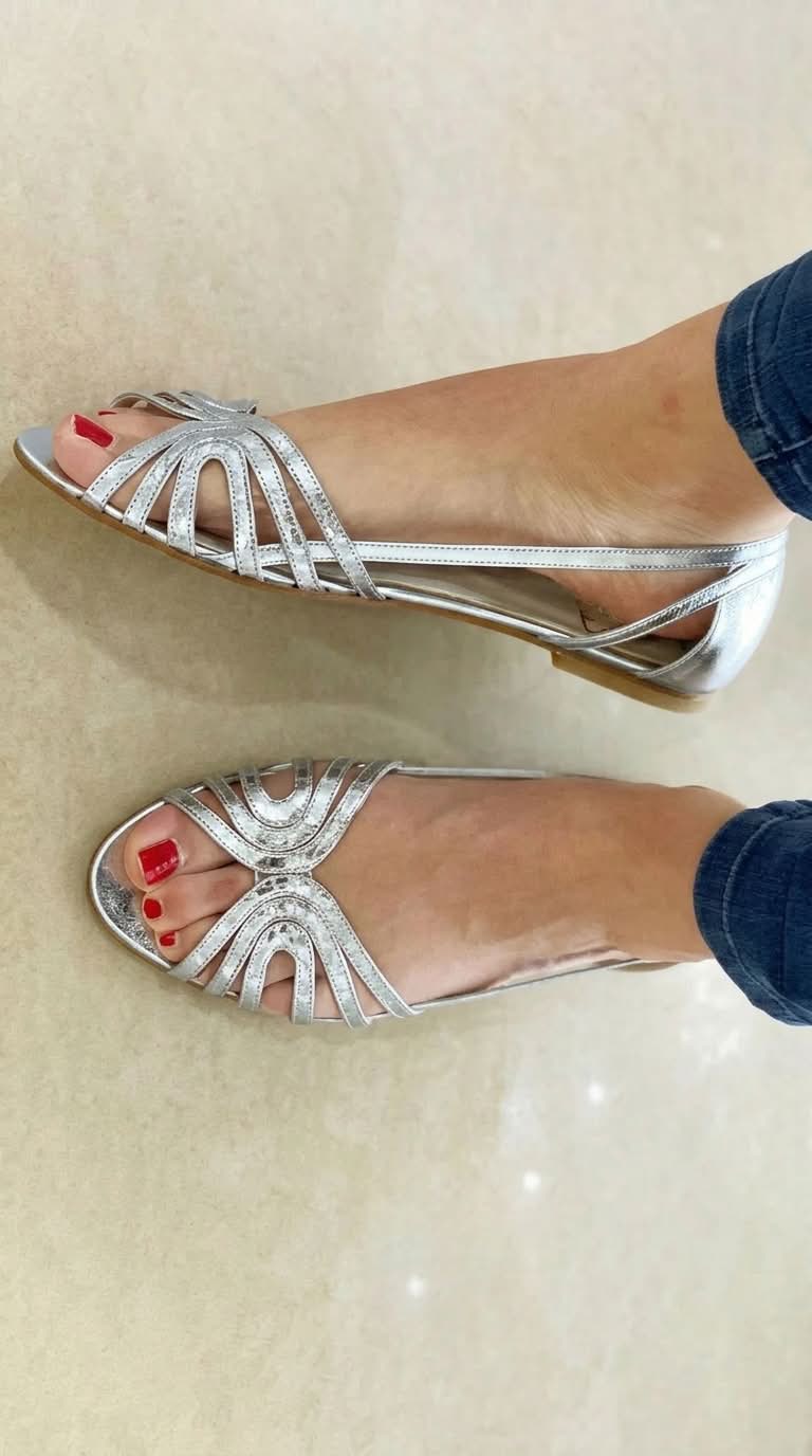 Leonora | Sandalias Doradas Luz de Verano