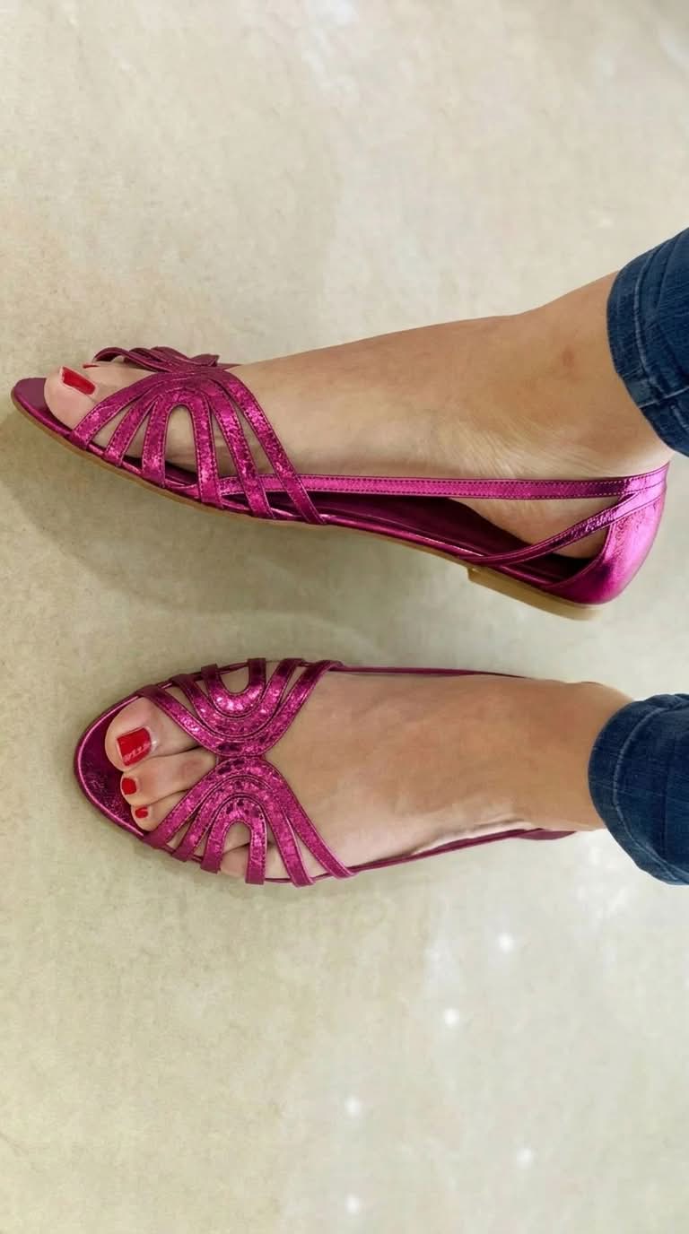 Leonora | Sandalias Doradas Luz de Verano