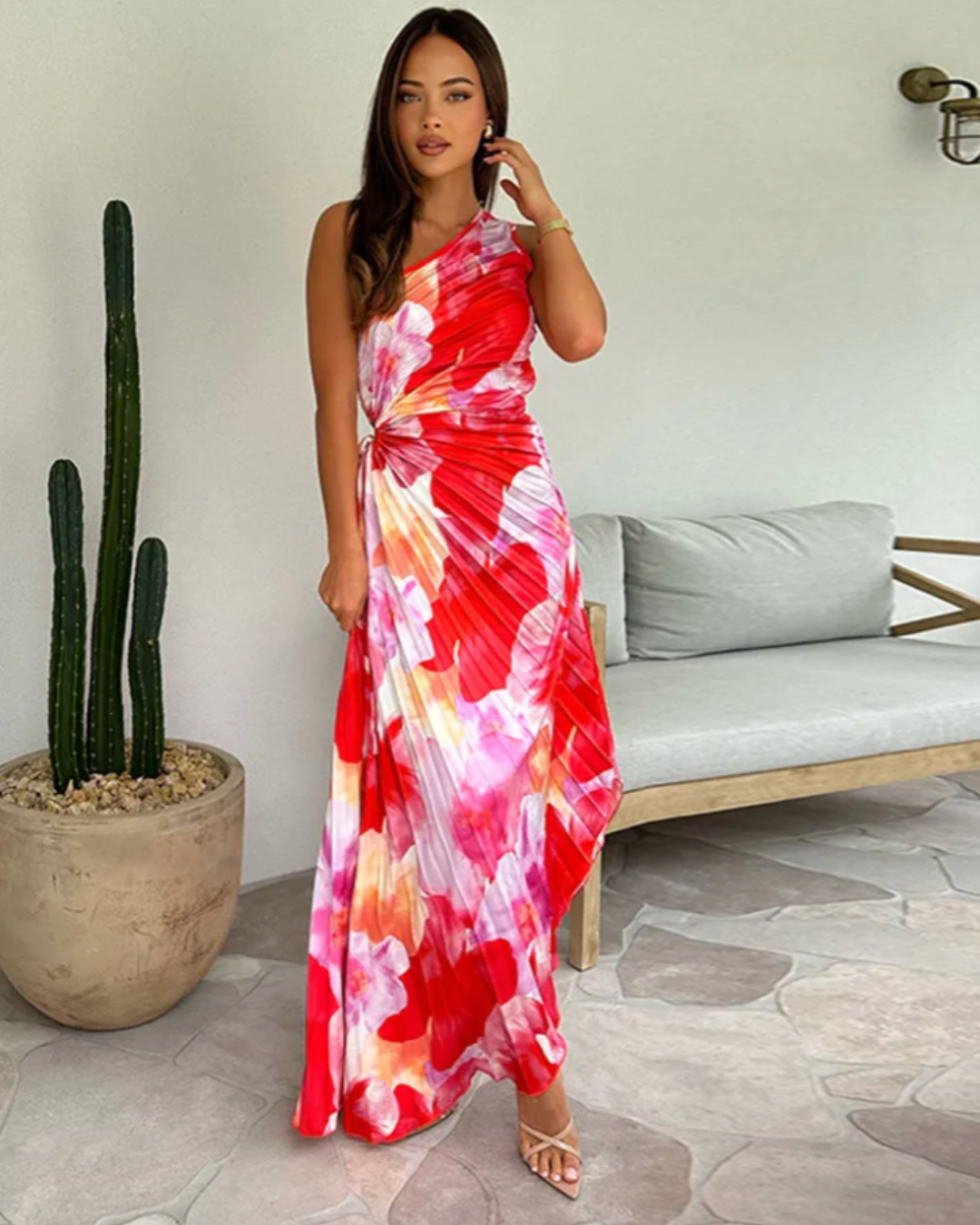 Adeline™ | Vestido de Noche Tropical Radiante