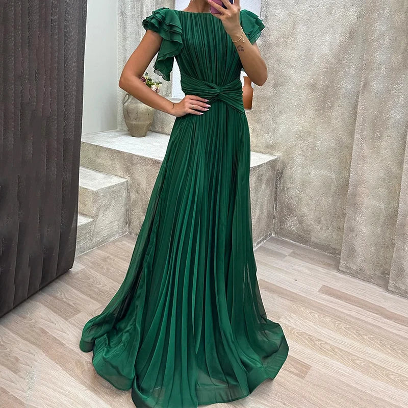 Abigail™ | Vestido de Noche con Pliegues
