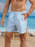 Gonzalo | Pantalón Corto de Playa Estampado Rayas Hombre